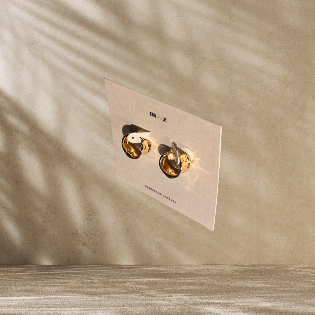 Vintage Huggie Hoops