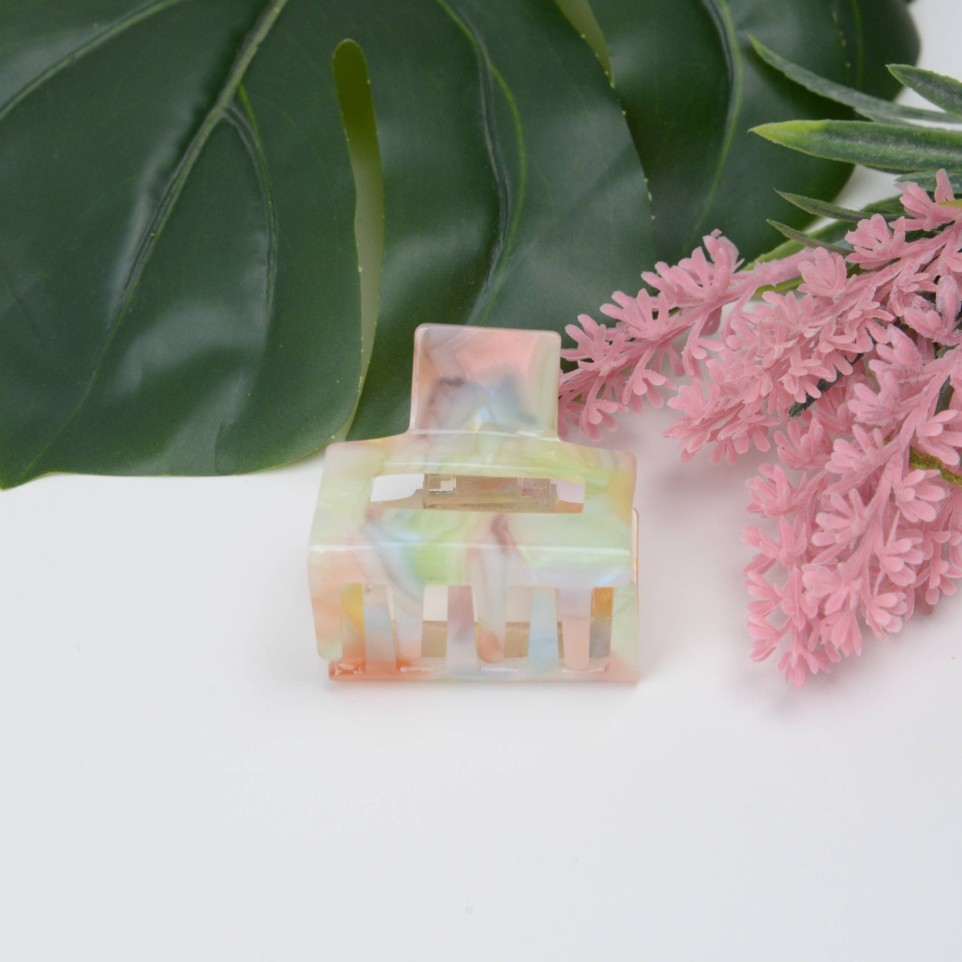 Square Acetate Hair Clip