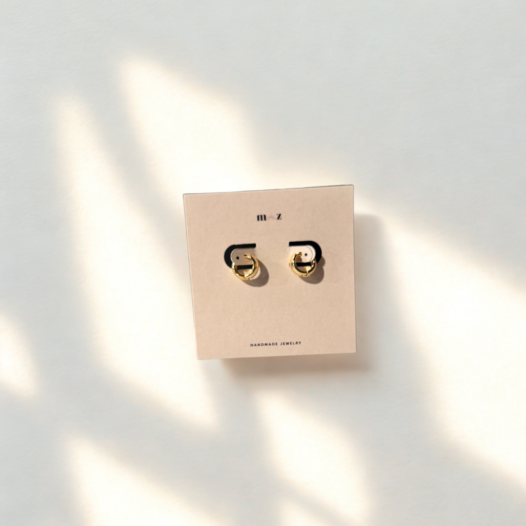 Dainty Huggie Hoops