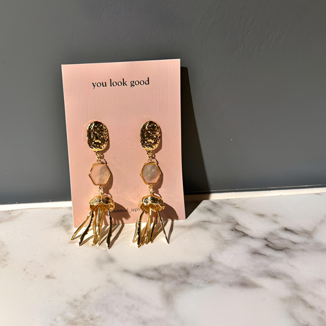 Jellyfish Drop Earrings