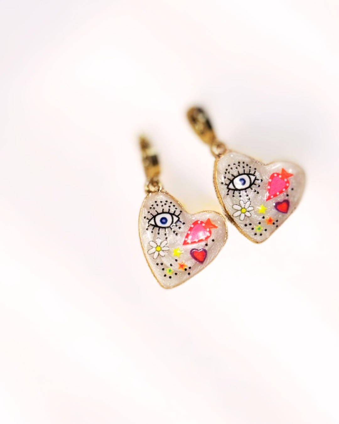 Whimsical Heart Earrings